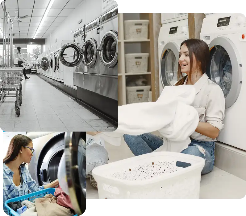 Laundry Management System Dashboard by Omega CST